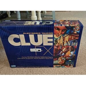 Vintage Clue FX Talking Board Game from 2003